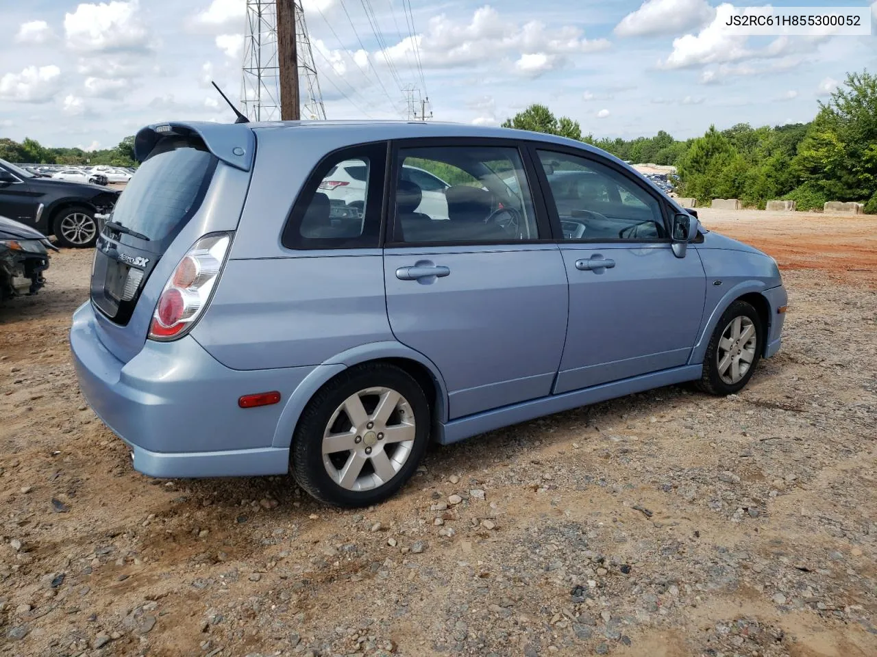 2005 Suzuki Aerio Sx VIN: JS2RC61H855300052 Lot: 62405854