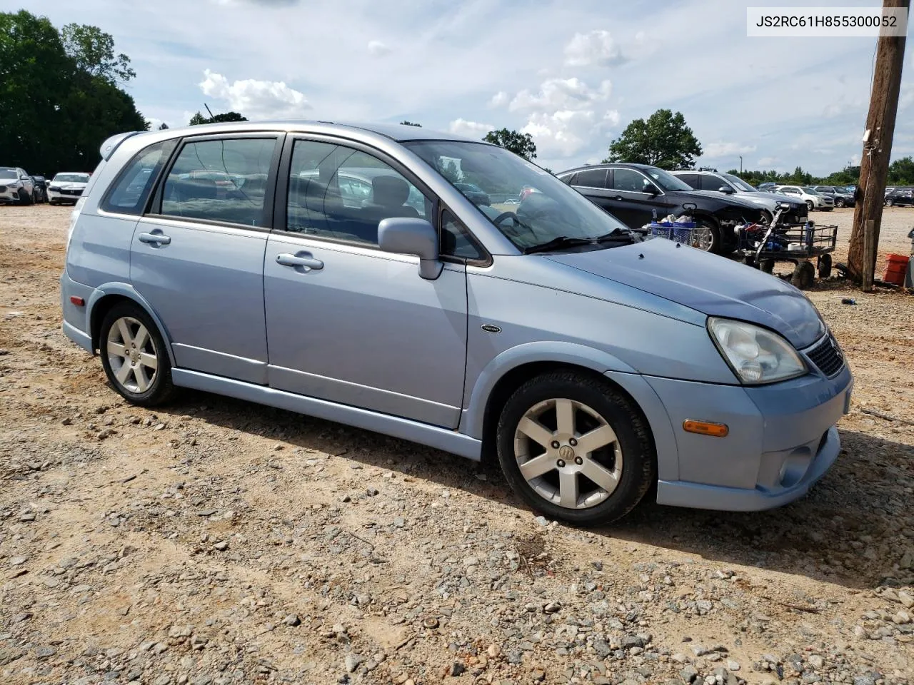 2005 Suzuki Aerio Sx VIN: JS2RC61H855300052 Lot: 62405854