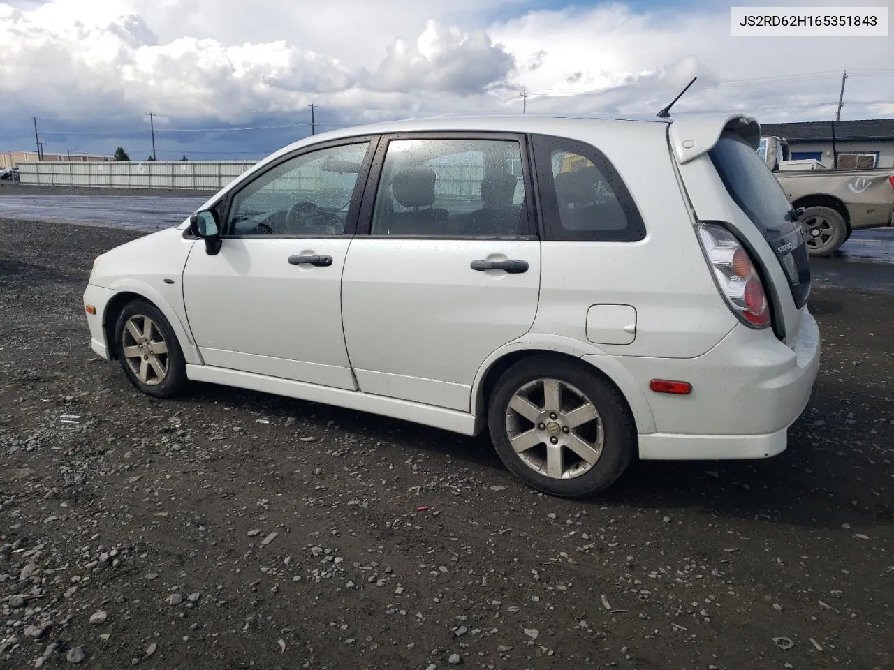 2006 Suzuki Aerio VIN: JS2RD62H165351843 Lot: 51207474