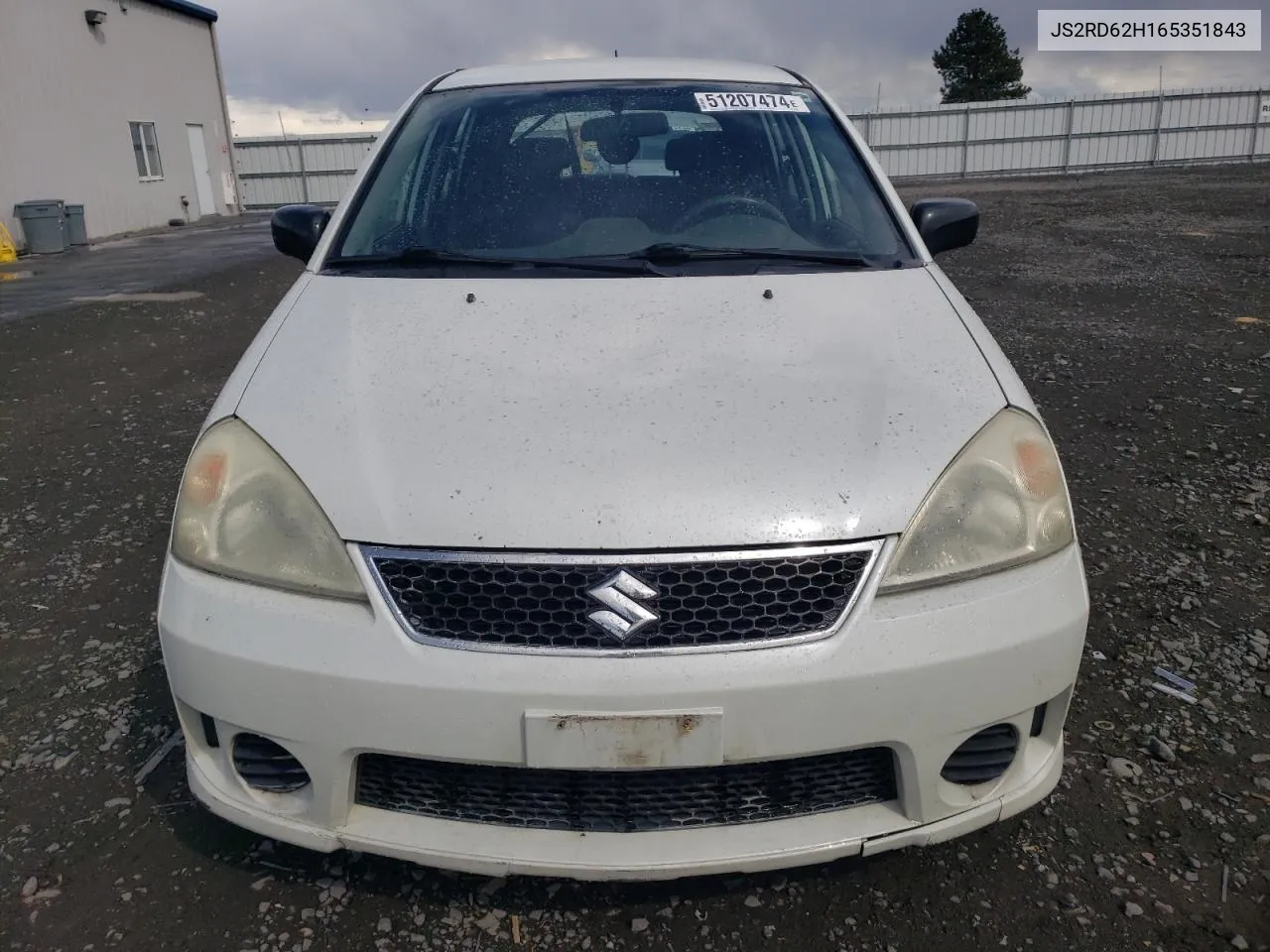 2006 Suzuki Aerio VIN: JS2RD62H165351843 Lot: 51207474