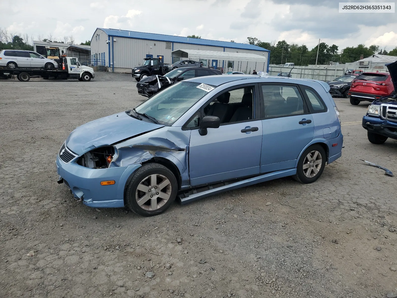 2006 Suzuki Aerio VIN: JS2RD62H365351343 Lot: 62500034