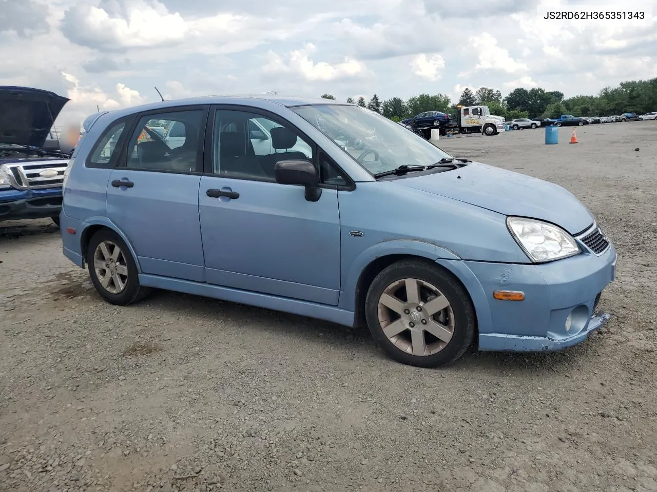 2006 Suzuki Aerio VIN: JS2RD62H365351343 Lot: 62500034