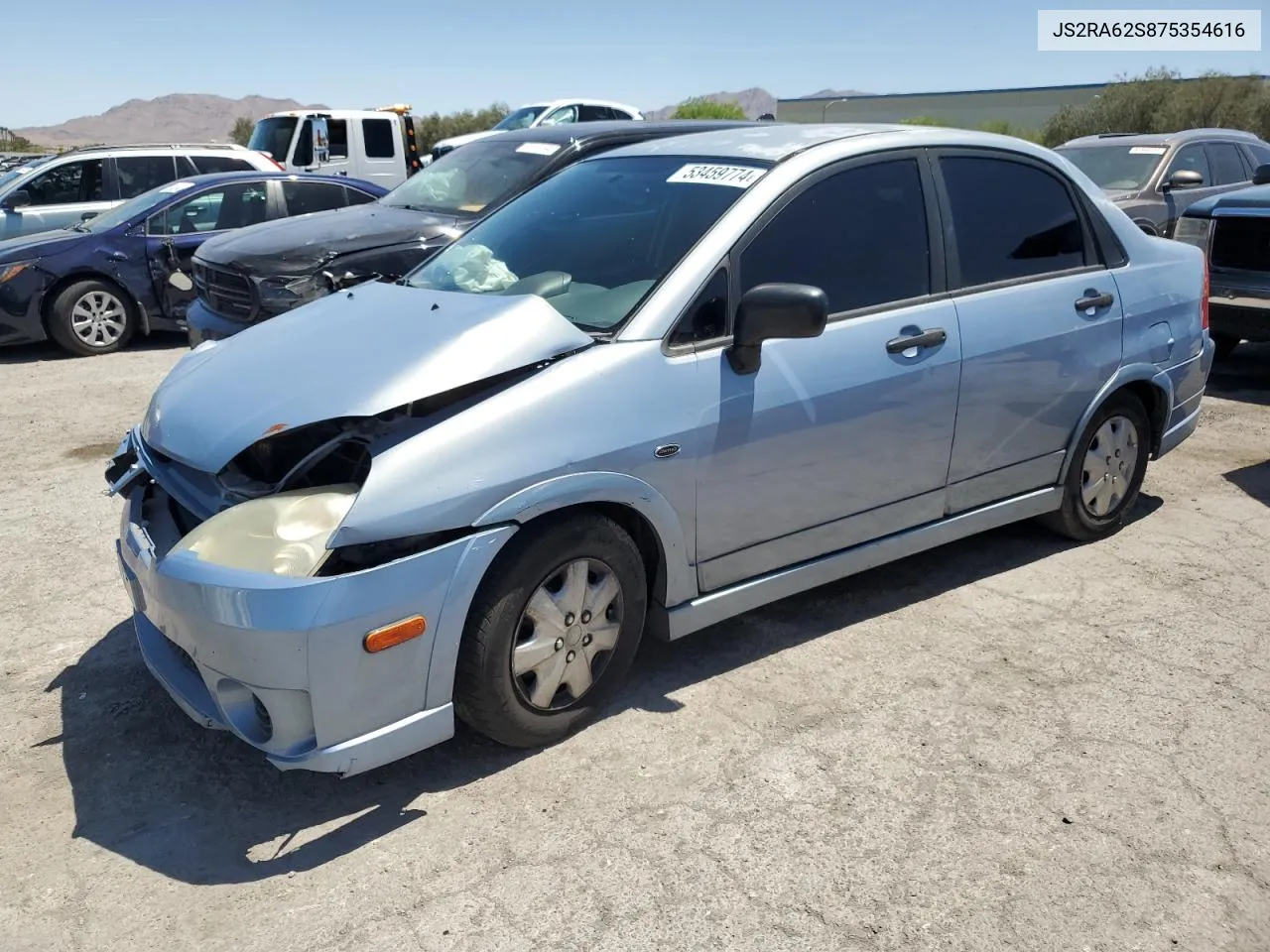 2007 Suzuki Aerio VIN: JS2RA62S875354616 Lot: 53459774