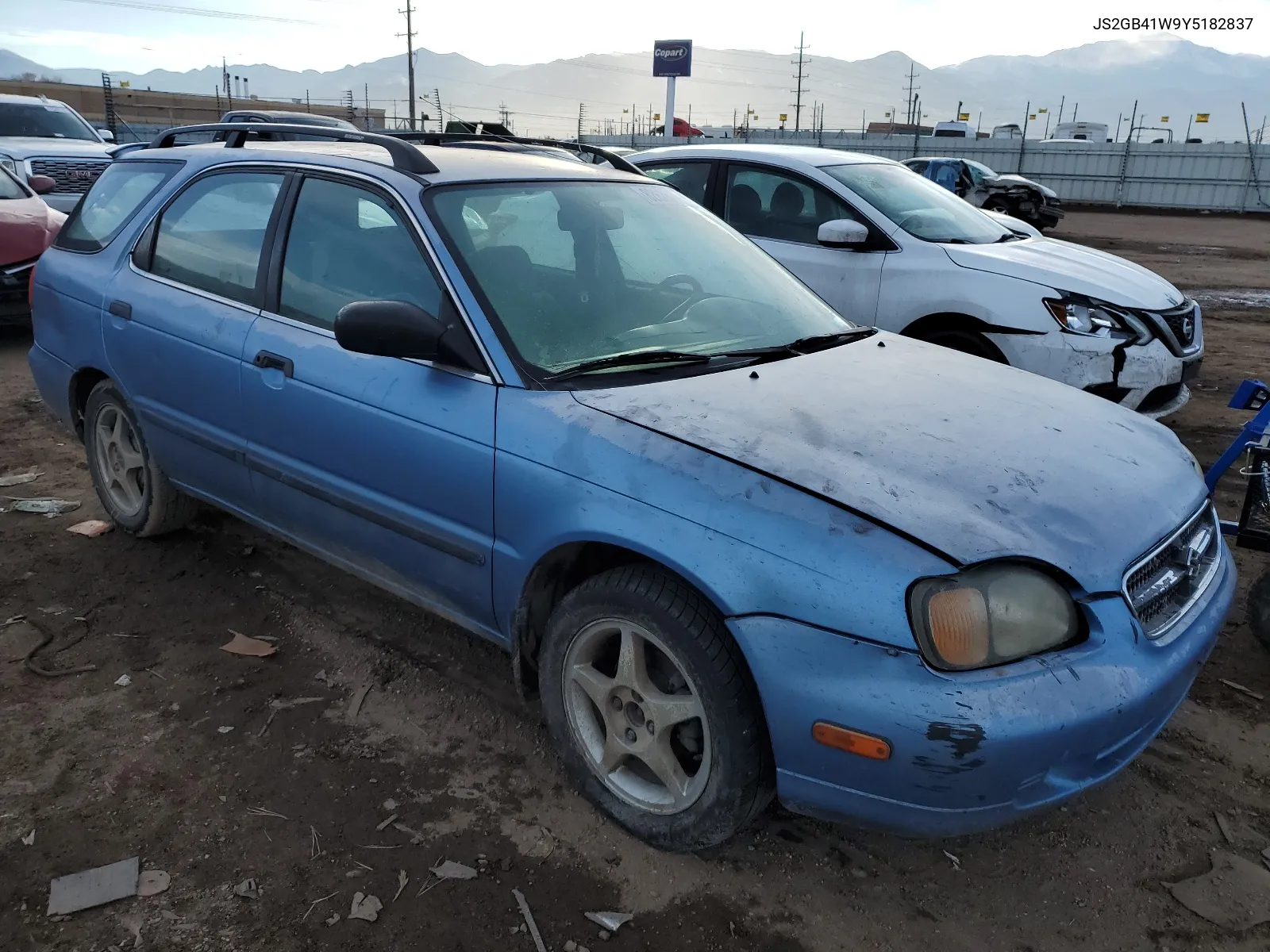 2000 Suzuki Esteem Gl VIN: JS2GB41W9Y5182837 Lot: 82625813