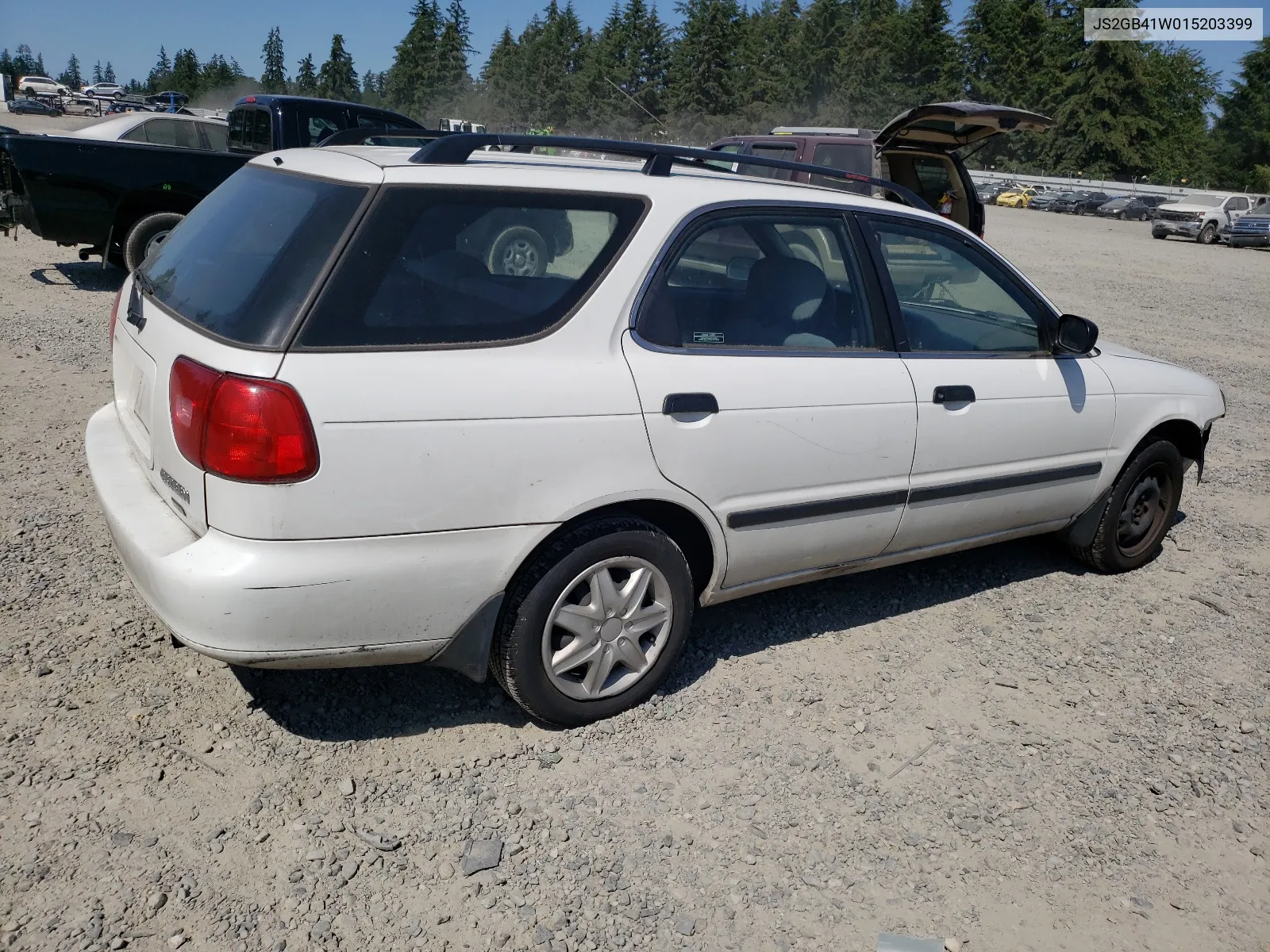 2001 Suzuki Esteem Gl VIN: JS2GB41W015203399 Lot: 63145464