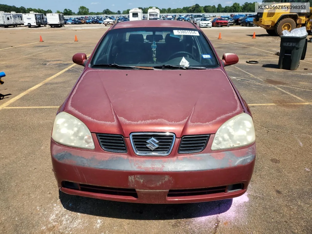 2005 Suzuki Forenza S VIN: KL5JD56Z85K098353 Lot: 53801554