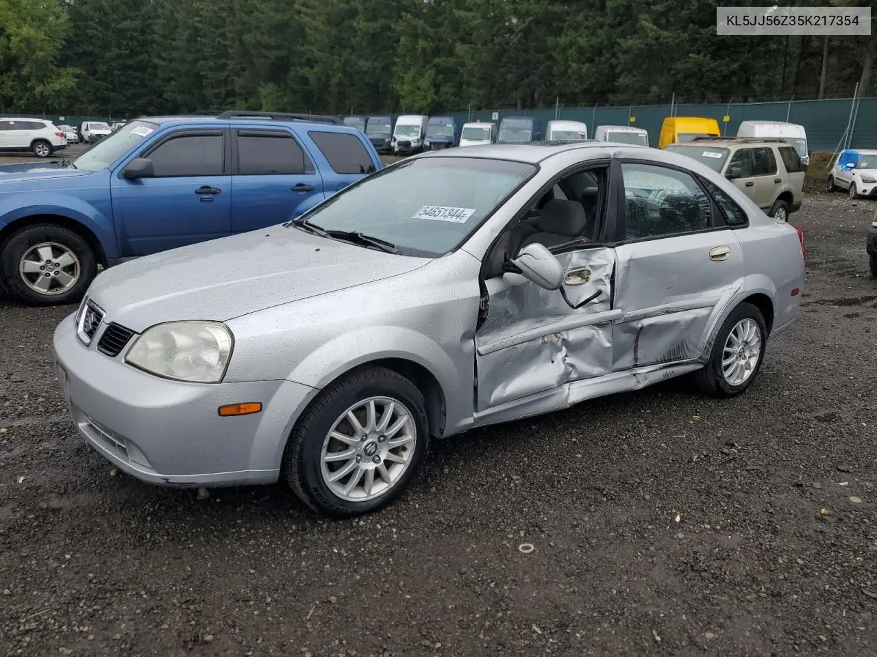 2005 Suzuki Forenza Lx VIN: KL5JJ56Z35K217354 Lot: 54651344