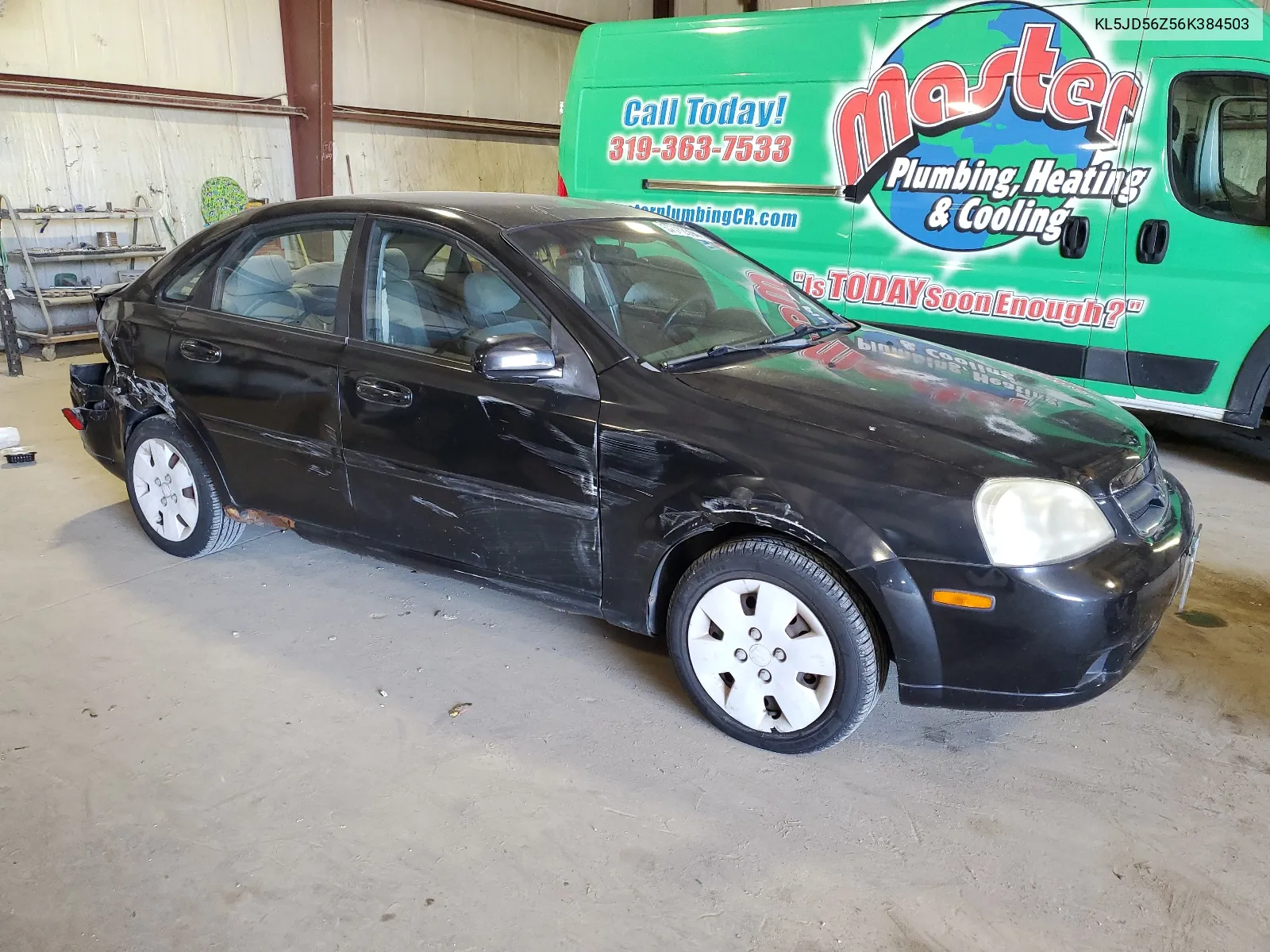 2006 Suzuki Forenza VIN: KL5JD56Z56K384503 Lot: 57712594