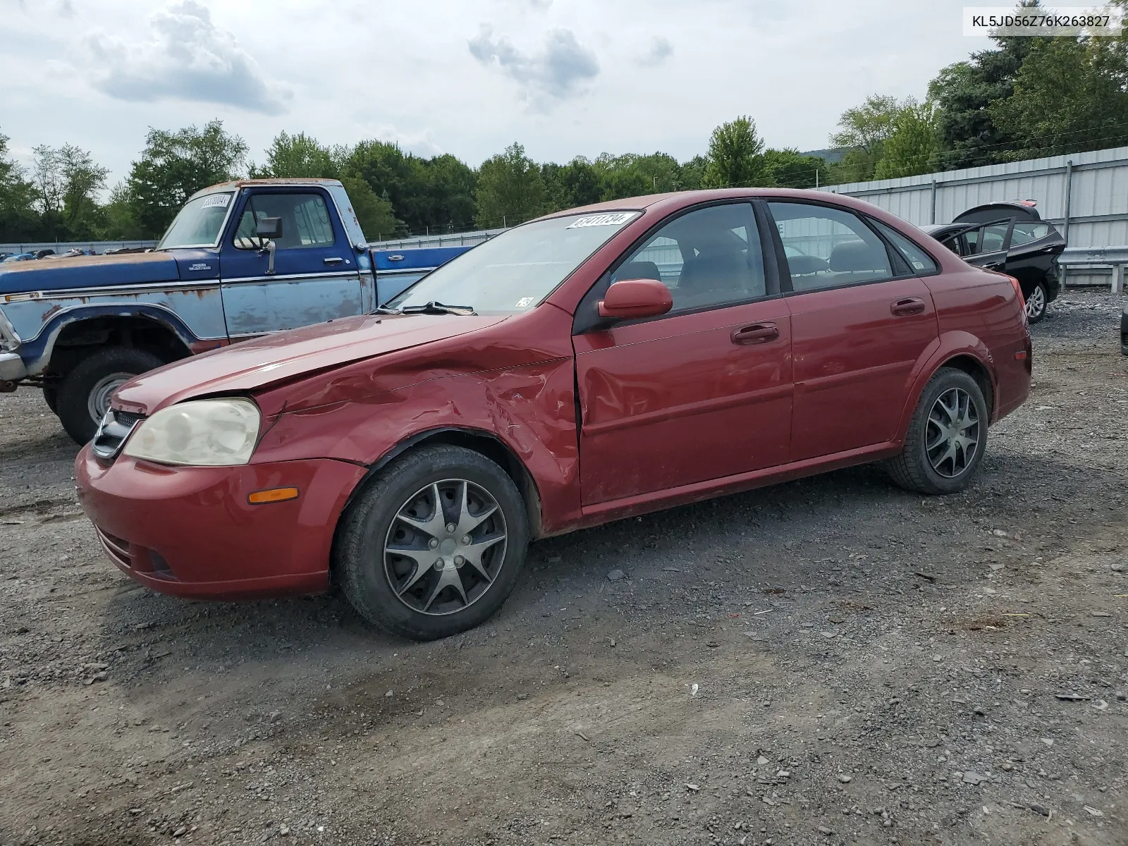 KL5JD56Z76K263827 2006 Suzuki Forenza