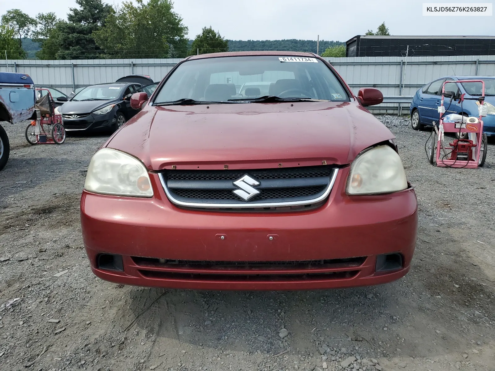 2006 Suzuki Forenza VIN: KL5JD56Z76K263827 Lot: 61411734