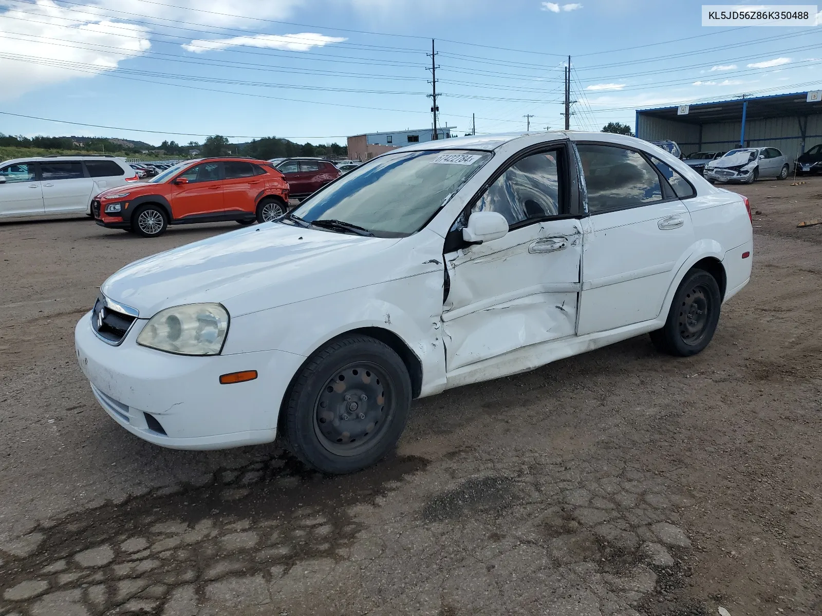 2006 Suzuki Forenza VIN: KL5JD56Z86K350488 Lot: 67422784