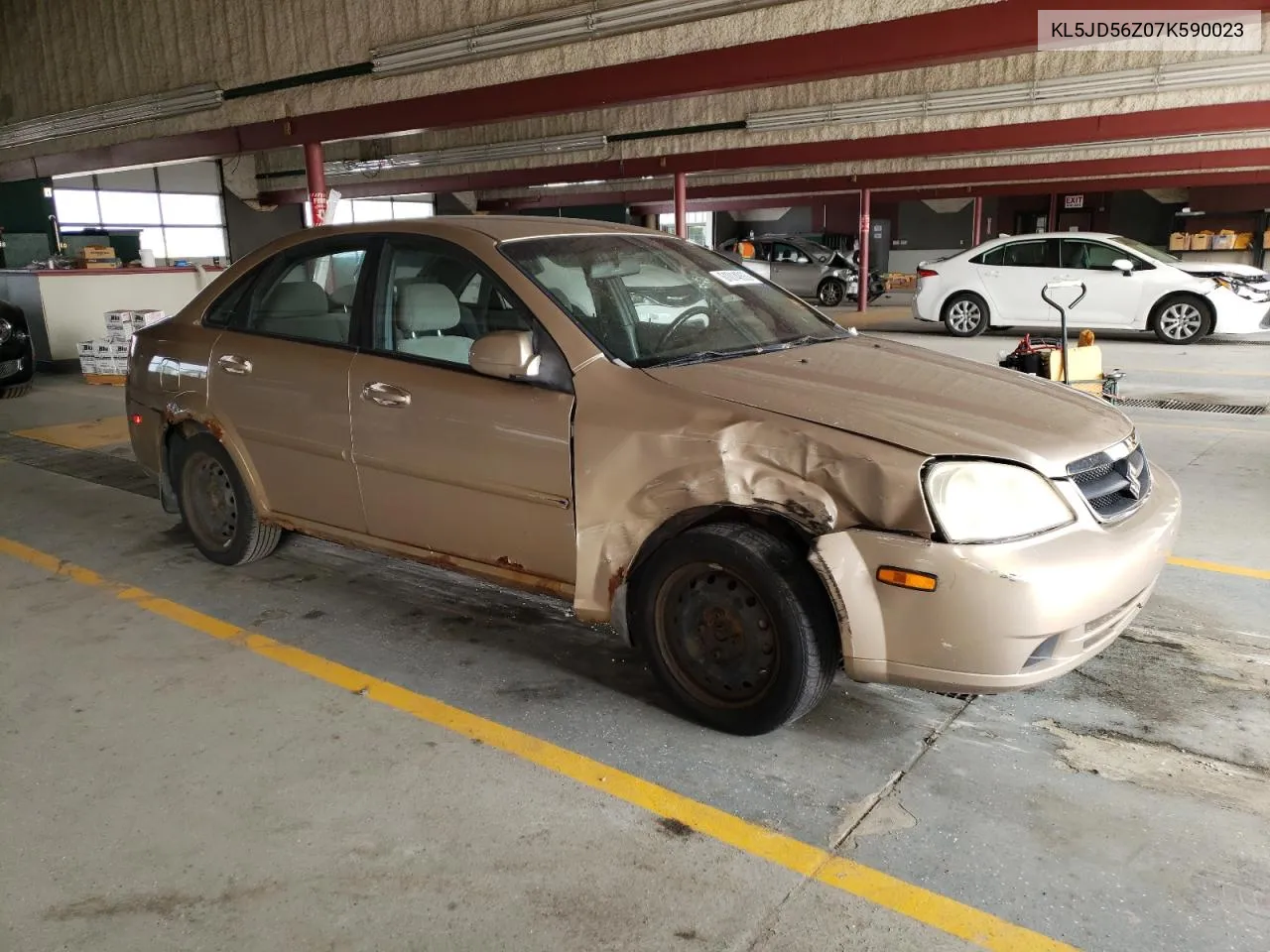 2007 Suzuki Forenza Base VIN: KL5JD56Z07K590023 Lot: 61014993