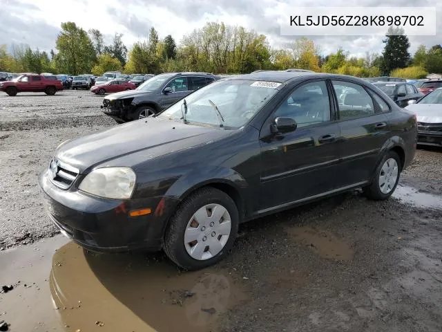 2008 Suzuki Forenza Base VIN: KL5JD56Z28K898702 Lot: 39622554