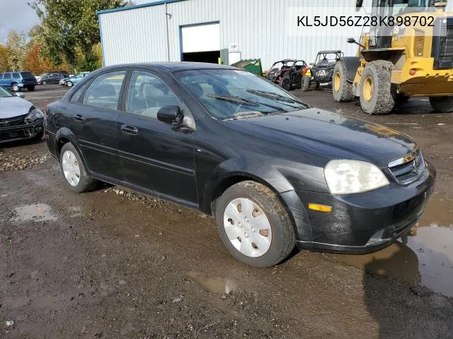 2008 Suzuki Forenza Base VIN: KL5JD56Z28K898702 Lot: 39622554