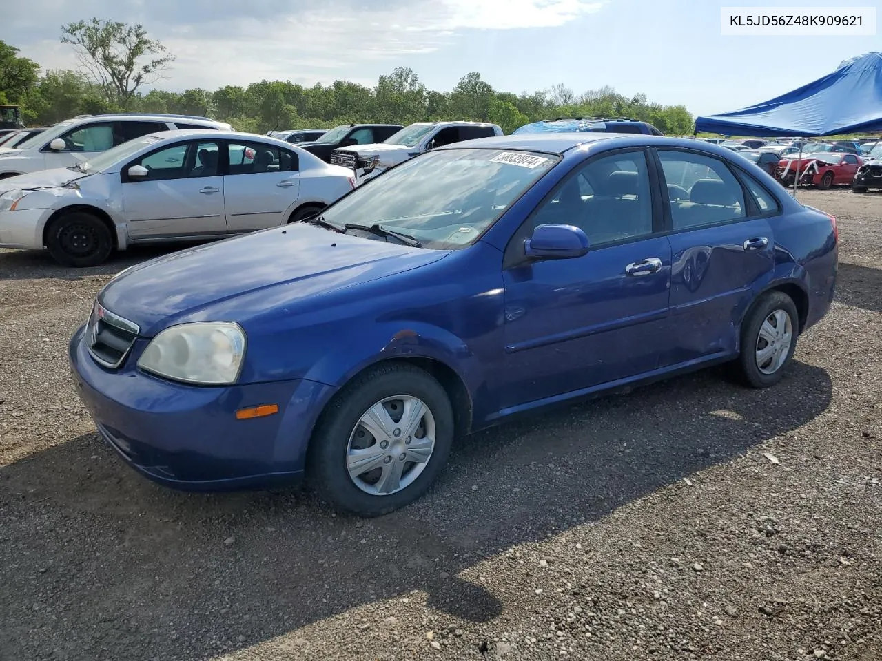 2008 Suzuki Forenza Base VIN: KL5JD56Z48K909621 Lot: 56532074