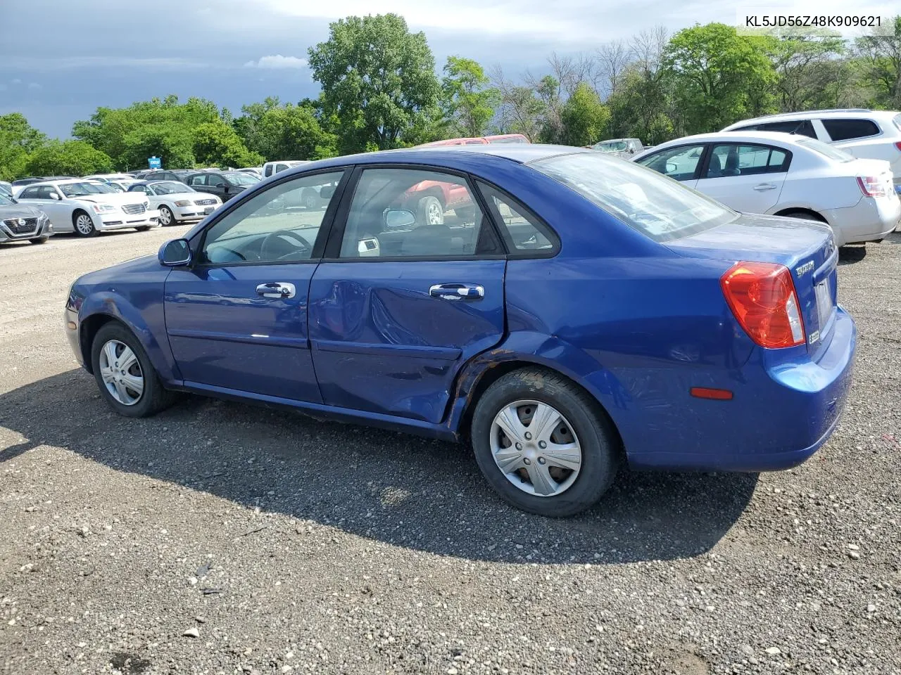 2008 Suzuki Forenza Base VIN: KL5JD56Z48K909621 Lot: 56532074