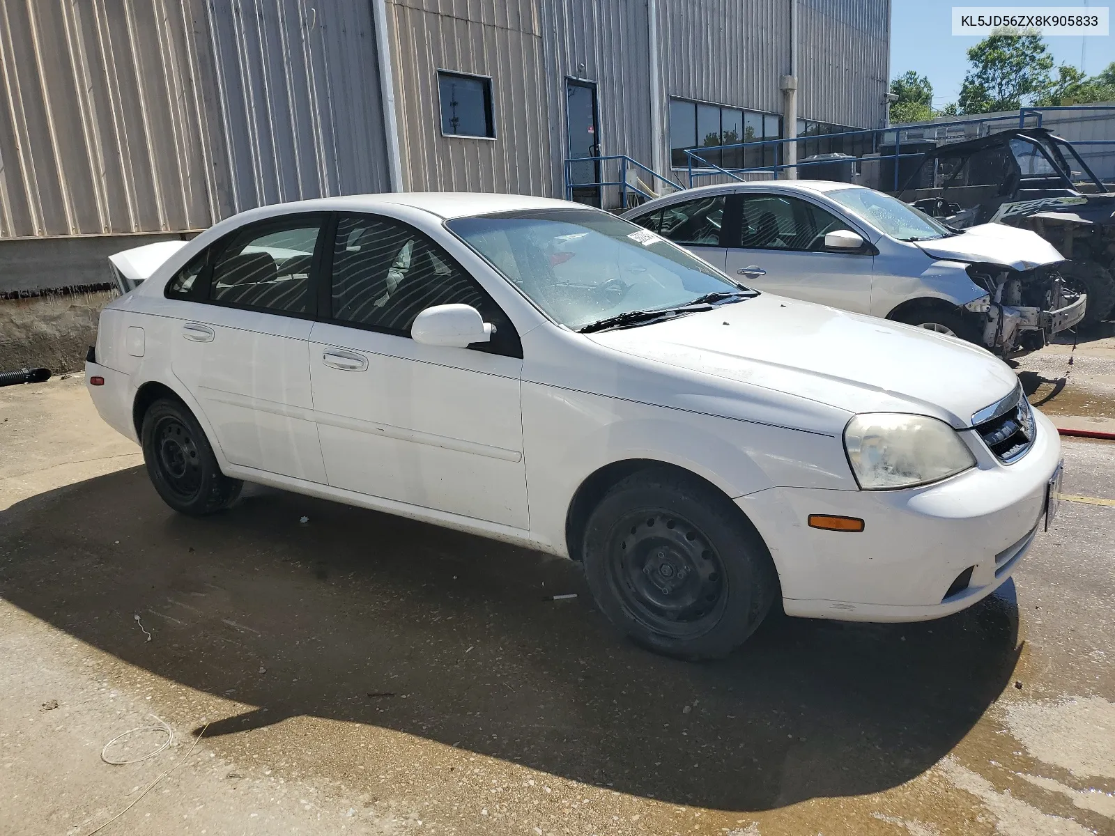 2008 Suzuki Forenza Base VIN: KL5JD56ZX8K905833 Lot: 58029434