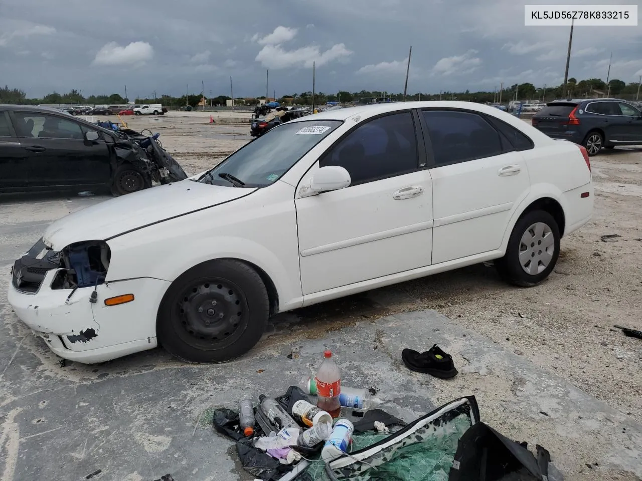 KL5JD56Z78K833215 2008 Suzuki Forenza Base