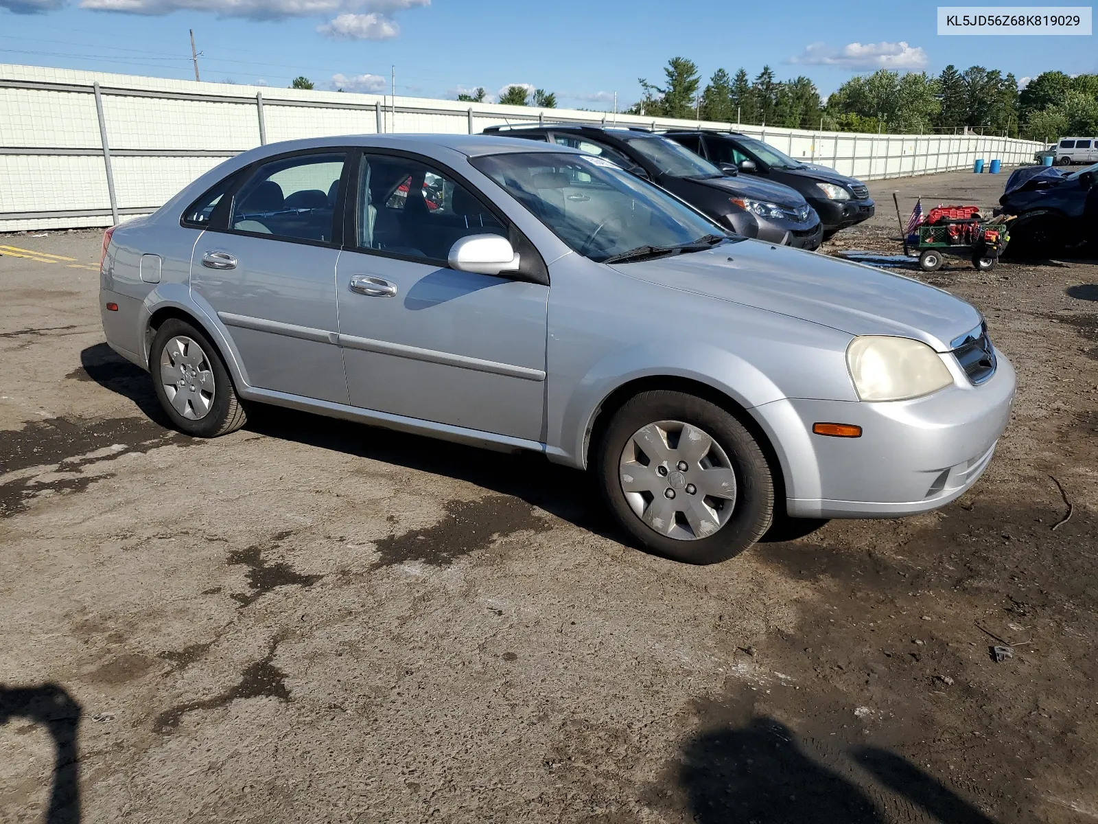 2008 Suzuki Forenza Base VIN: KL5JD56Z68K819029 Lot: 60649224