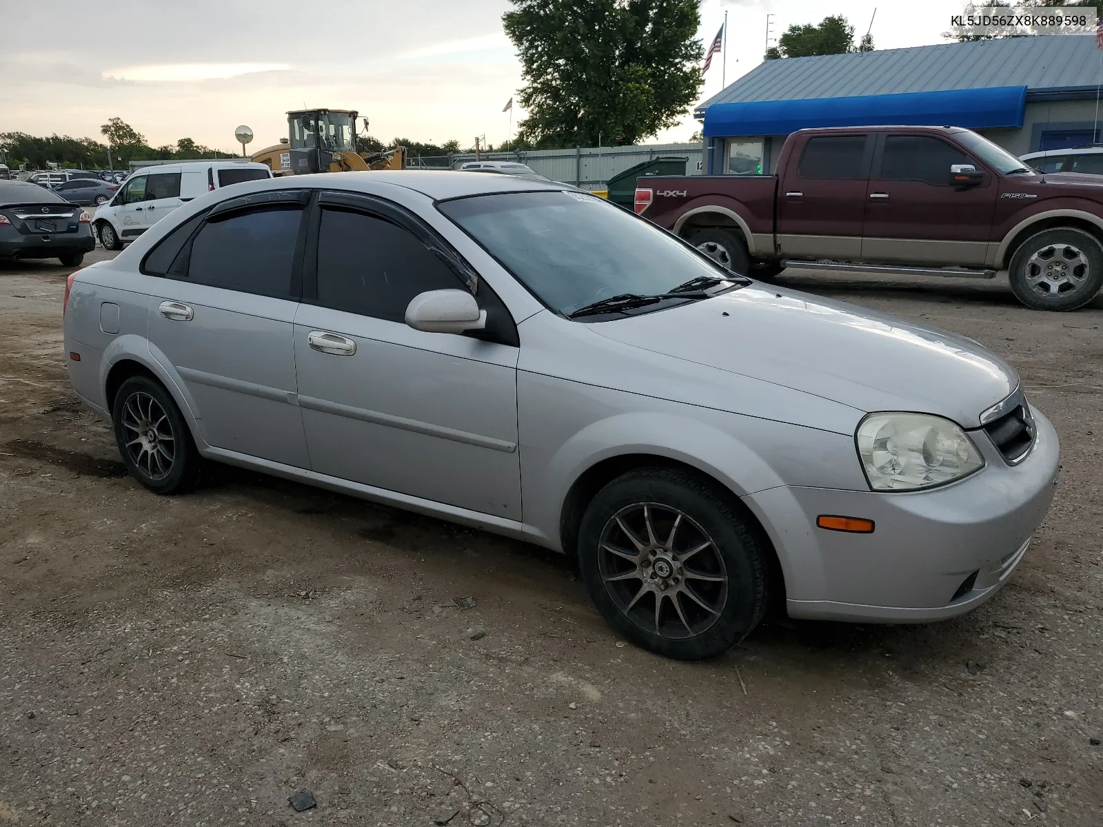 2008 Suzuki Forenza Base VIN: KL5JD56ZX8K889598 Lot: 65292104