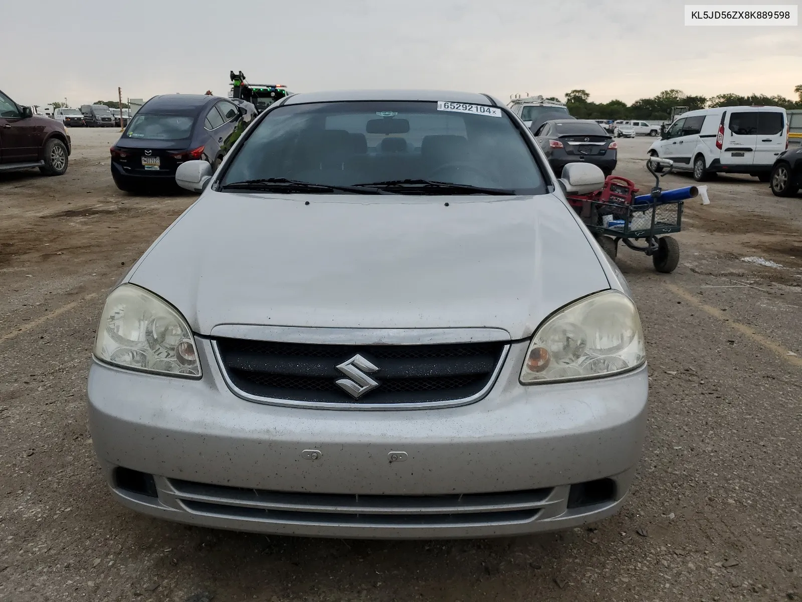 2008 Suzuki Forenza Base VIN: KL5JD56ZX8K889598 Lot: 65292104