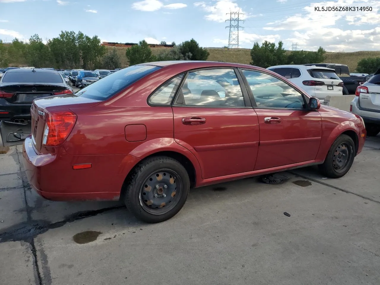 KL5JD56Z68K314950 2008 Suzuki Forenza Base