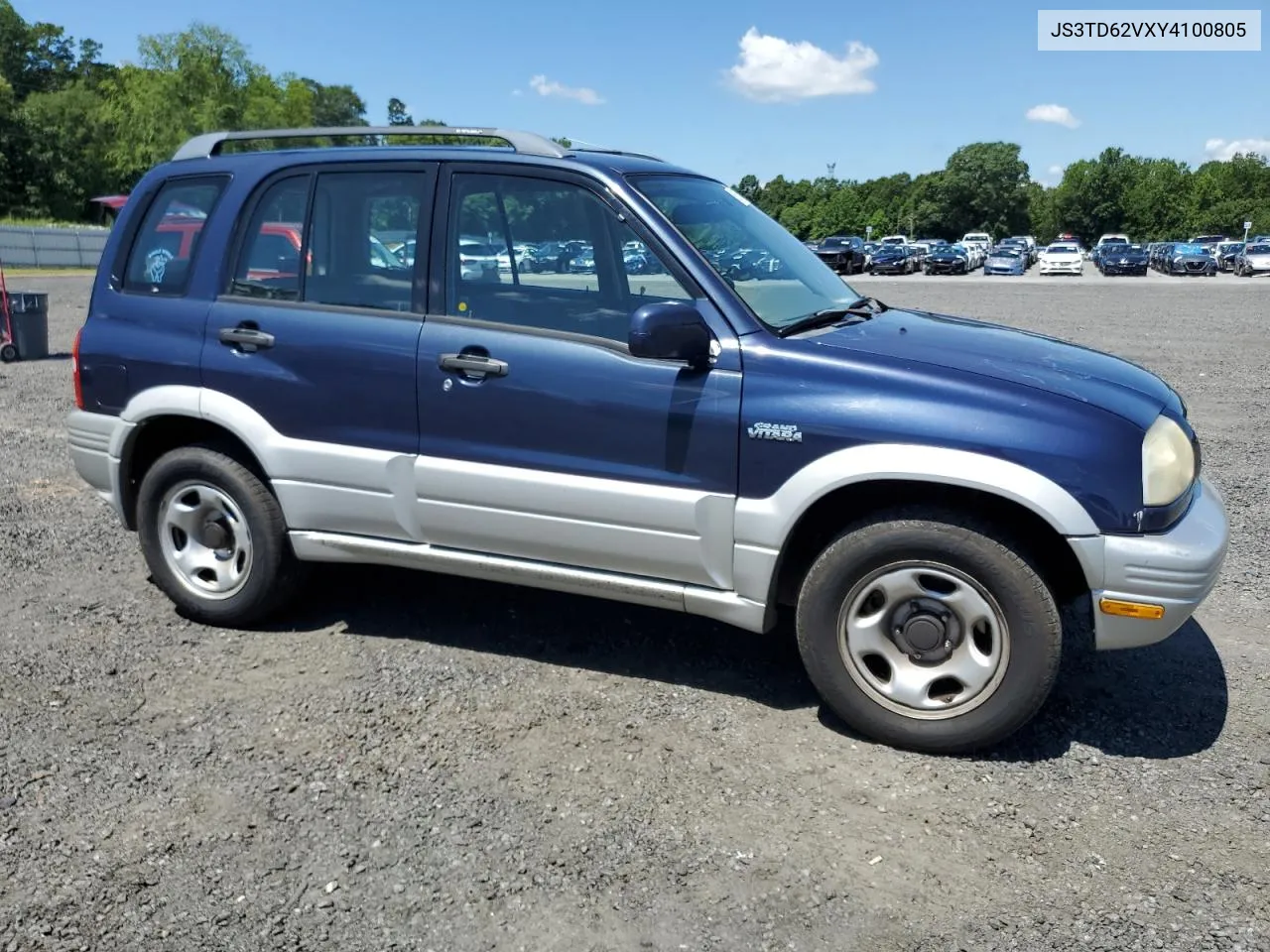 2000 Suzuki Grand Vitara Jlx Limited VIN: JS3TD62VXY4100805 Lot: 61937404