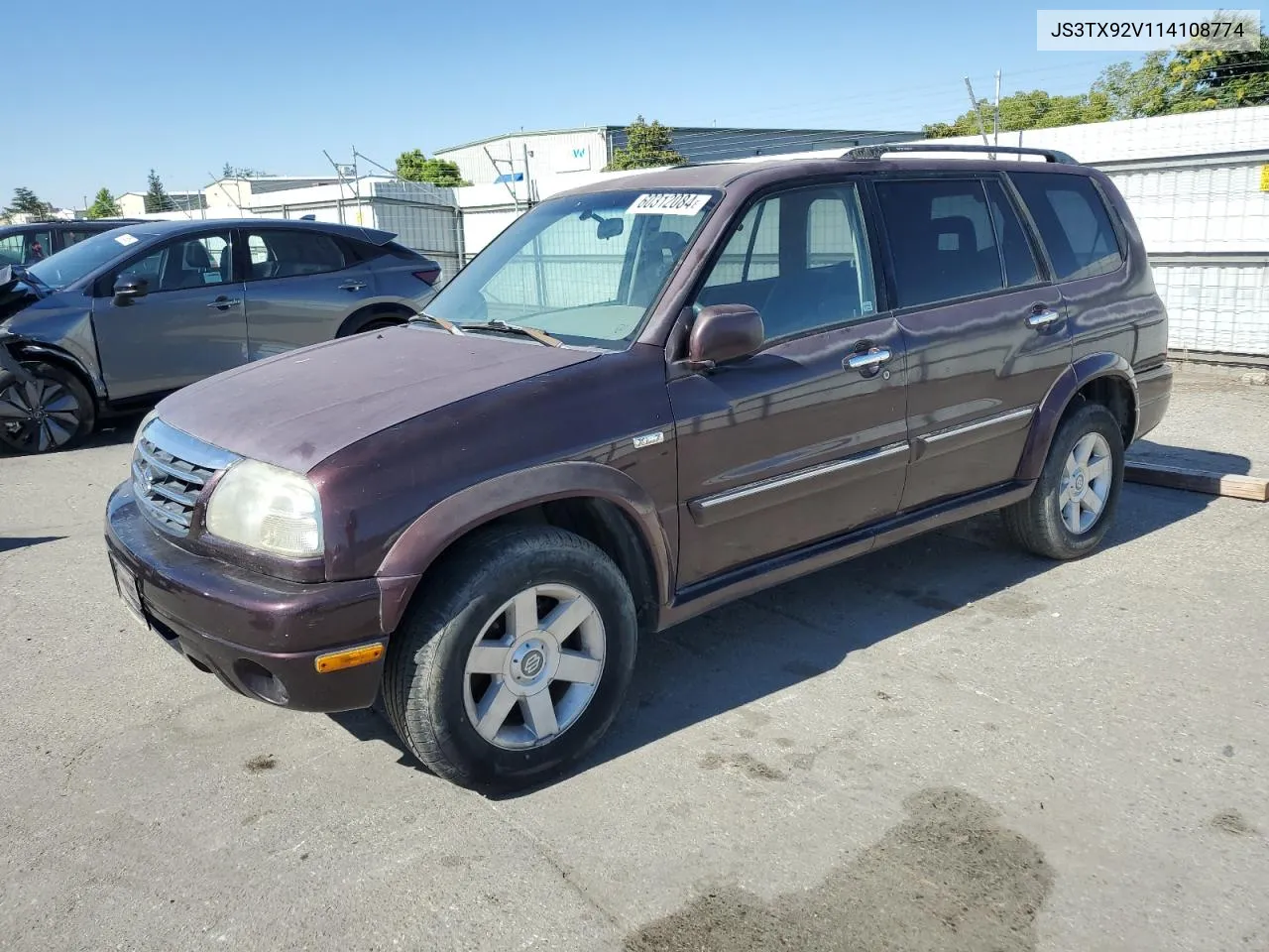 2001 Suzuki Grand Vitara Xl7 Touring VIN: JS3TX92V114108774 Lot: 60312084