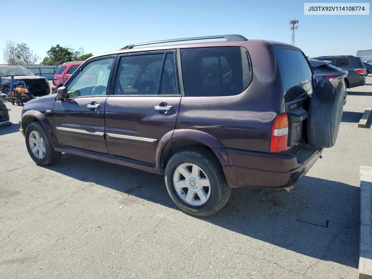 2001 Suzuki Grand Vitara Xl7 Touring VIN: JS3TX92V114108774 Lot: 60312084