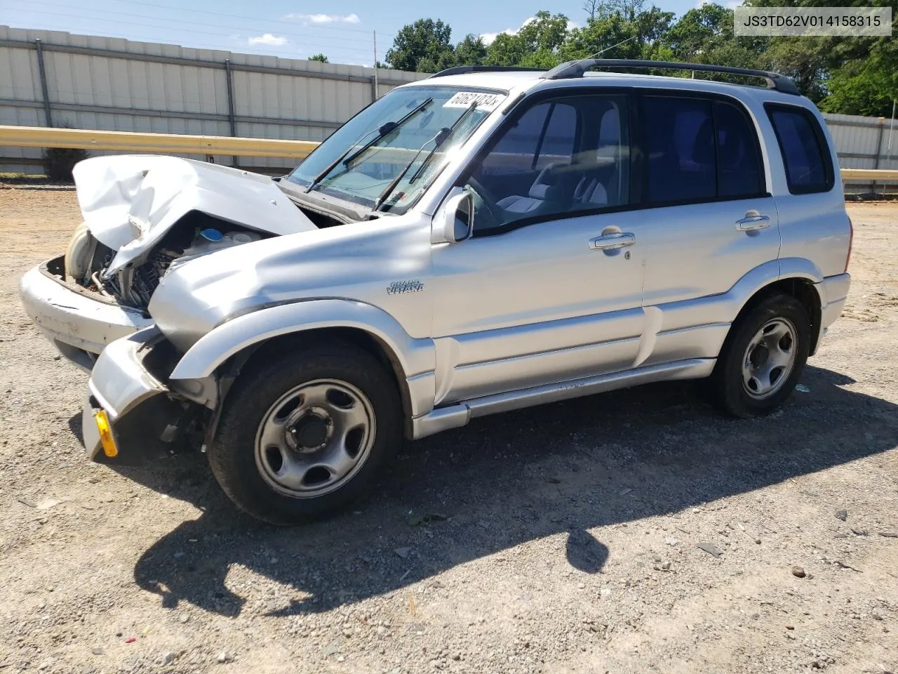 2001 Suzuki Grand Vitara Jx VIN: JS3TD62V014158315 Lot: 60621034