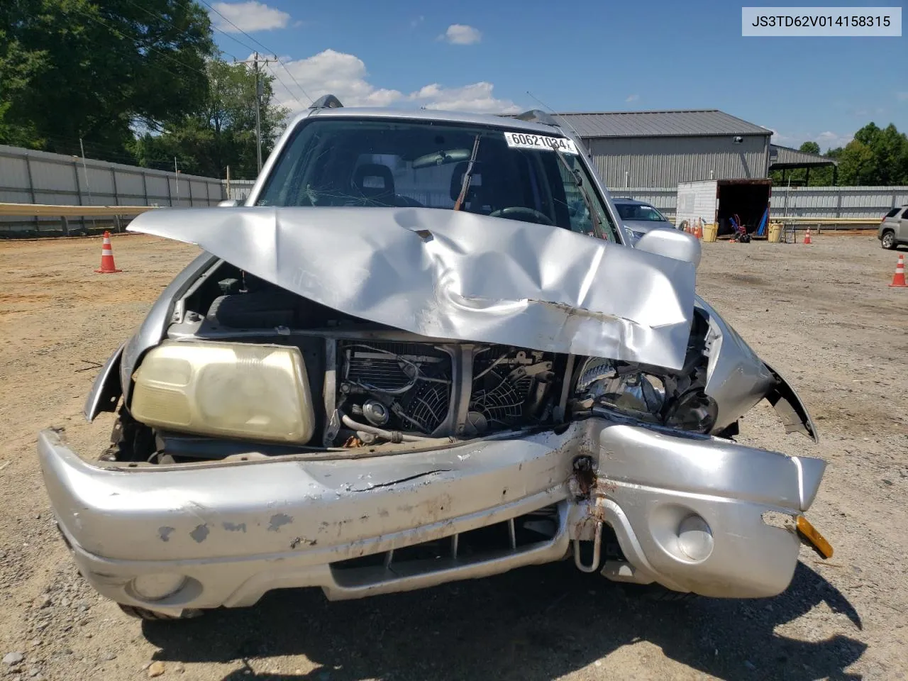 2001 Suzuki Grand Vitara Jx VIN: JS3TD62V014158315 Lot: 60621034