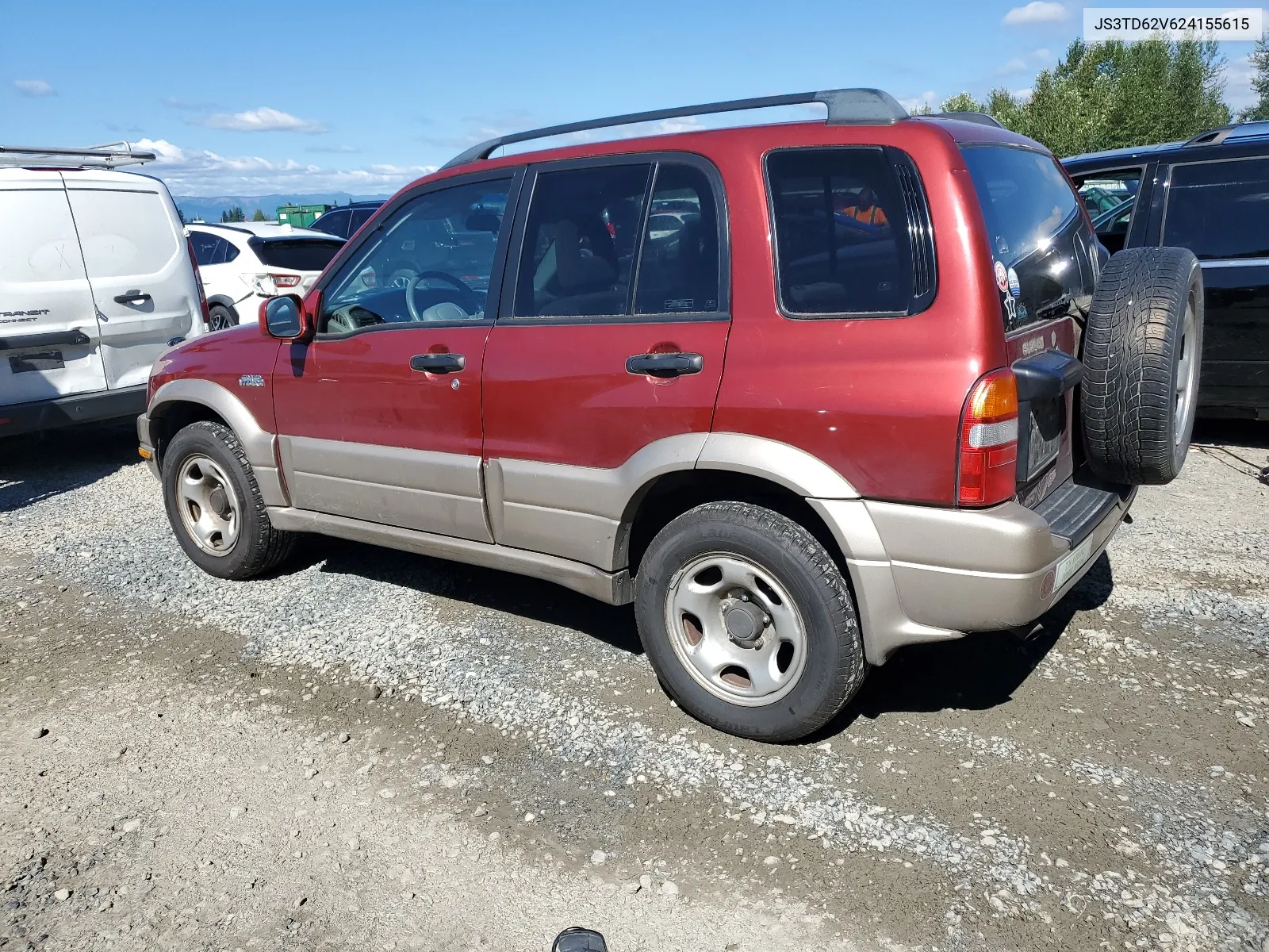 2002 Suzuki Grand Vitara Jlx Limited VIN: JS3TD62V624155615 Lot: 65796884