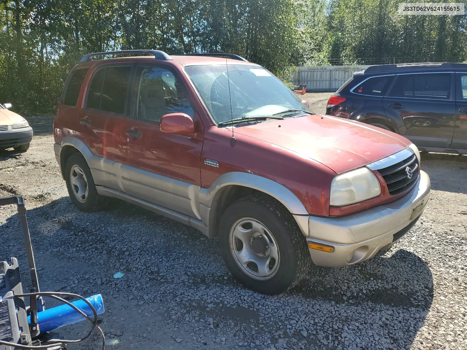 2002 Suzuki Grand Vitara Jlx Limited VIN: JS3TD62V624155615 Lot: 65796884