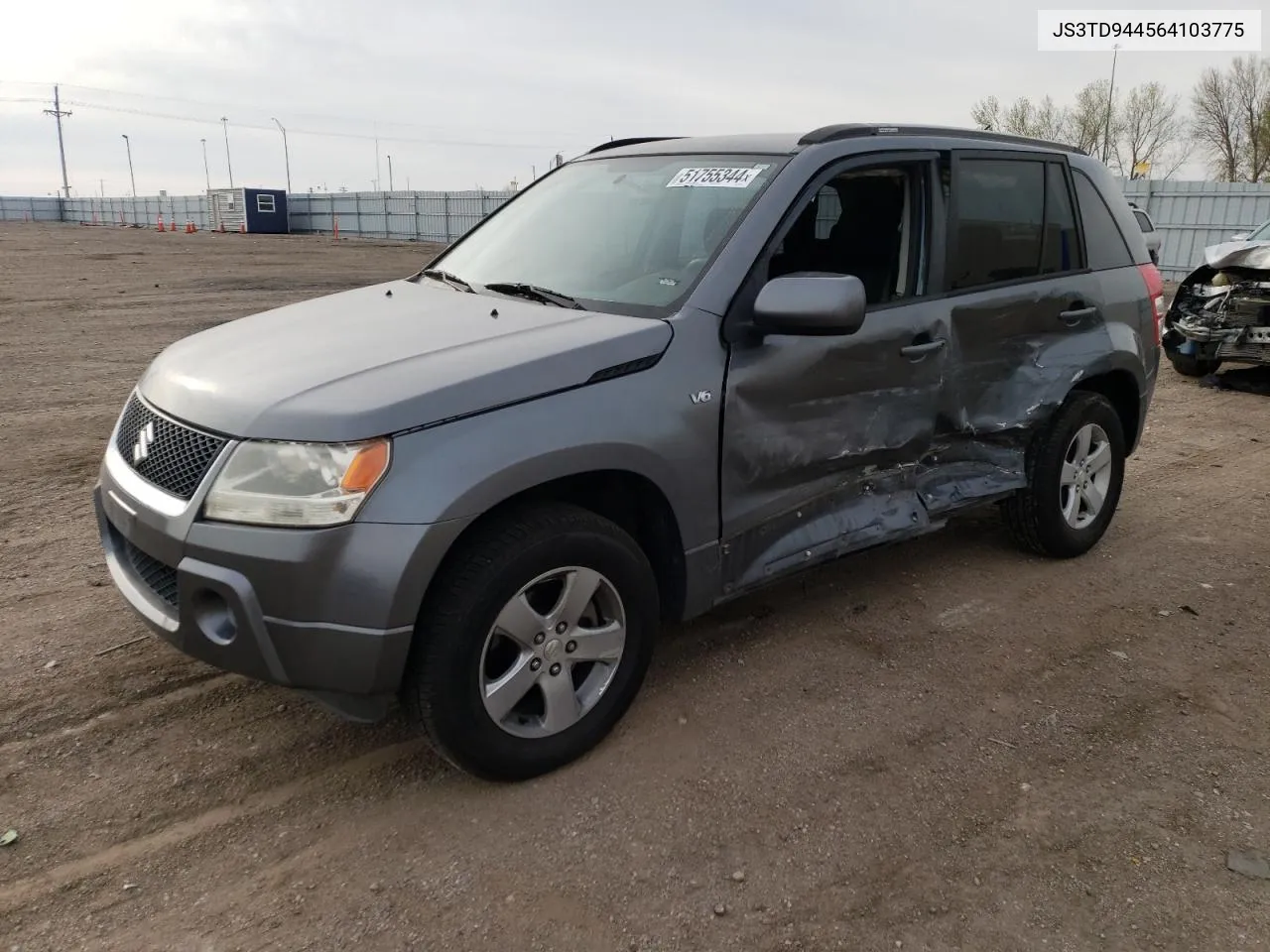 2006 Suzuki Grand Vitara Xsport VIN: JS3TD944564103775 Lot: 51755344