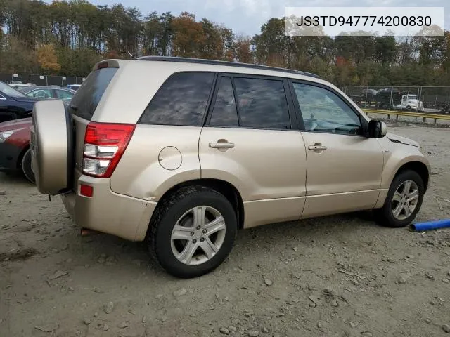 JS3TD947774200830 2007 Suzuki Grand Vitara Luxury