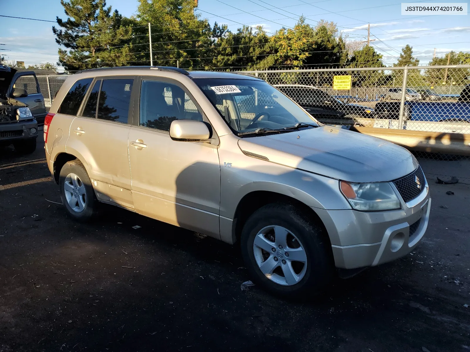 2007 Suzuki Grand Vitara Xsport VIN: JS3TD944X74201766 Lot: 68752384