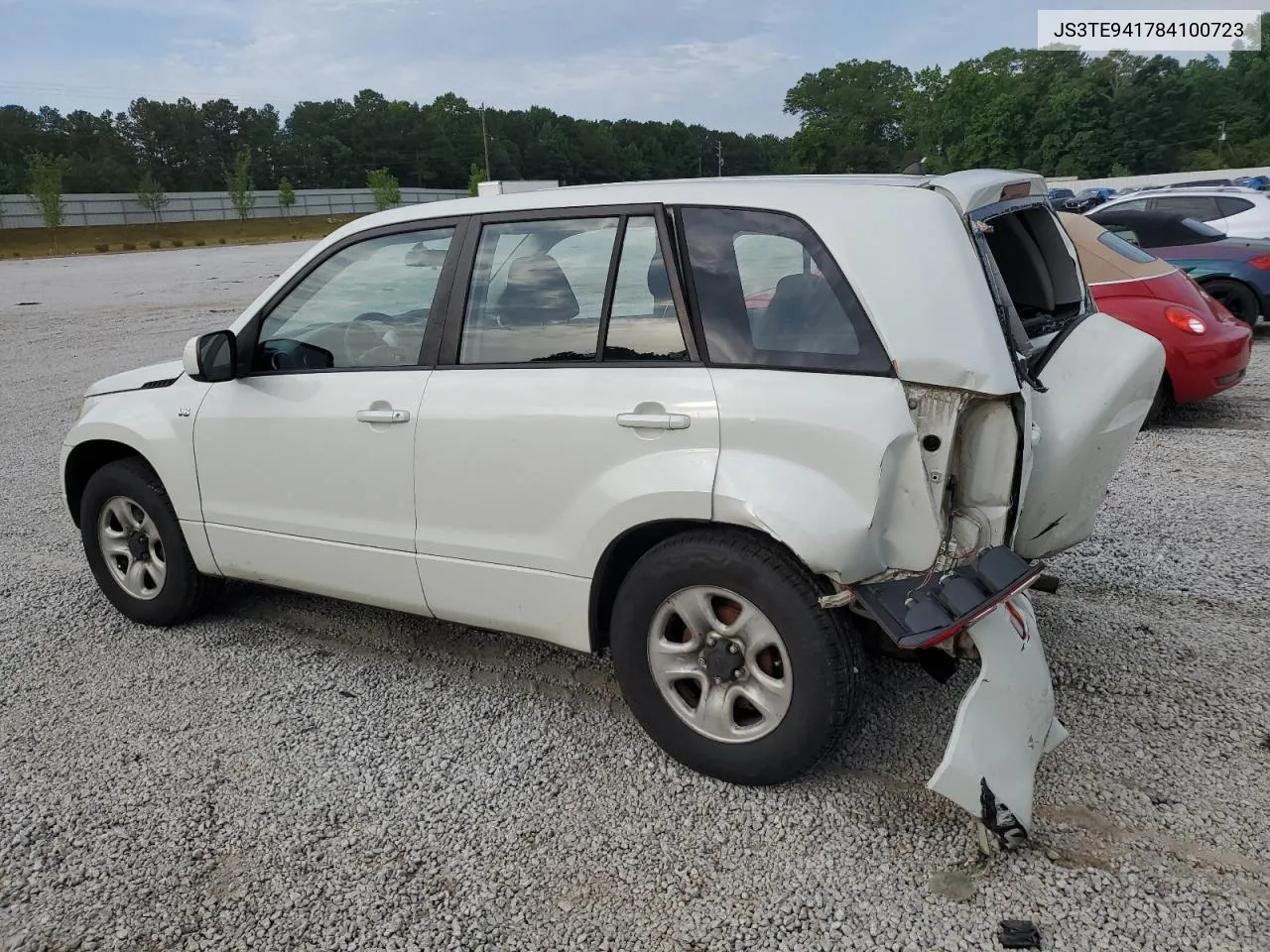 2008 Suzuki Grand Vitara VIN: JS3TE941784100723 Lot: 55830664