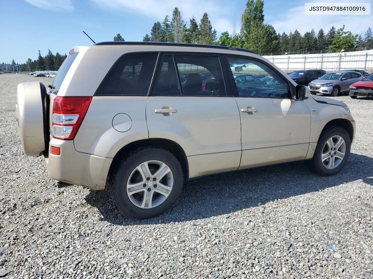 2008 Suzuki Grand Vitara Luxury VIN: JS3TD947884100916 Lot: 58049034