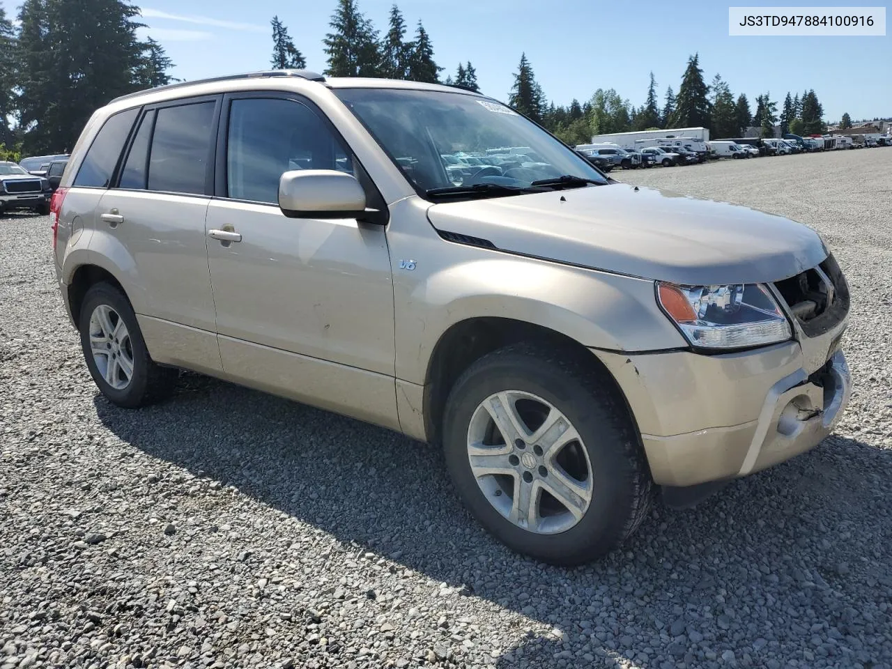 2008 Suzuki Grand Vitara Luxury VIN: JS3TD947884100916 Lot: 58049034