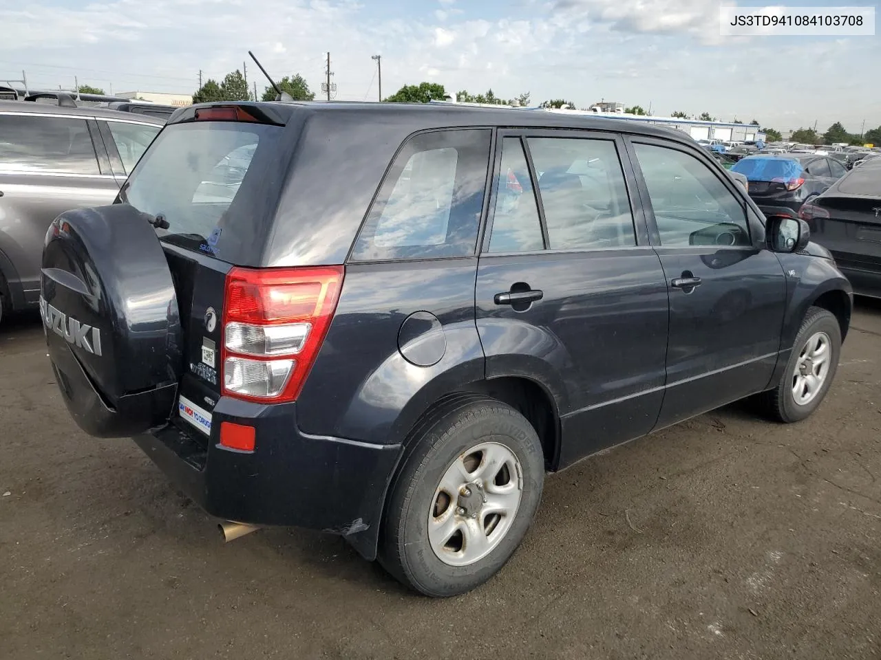 2008 Suzuki Grand Vitara VIN: JS3TD941084103708 Lot: 59592274