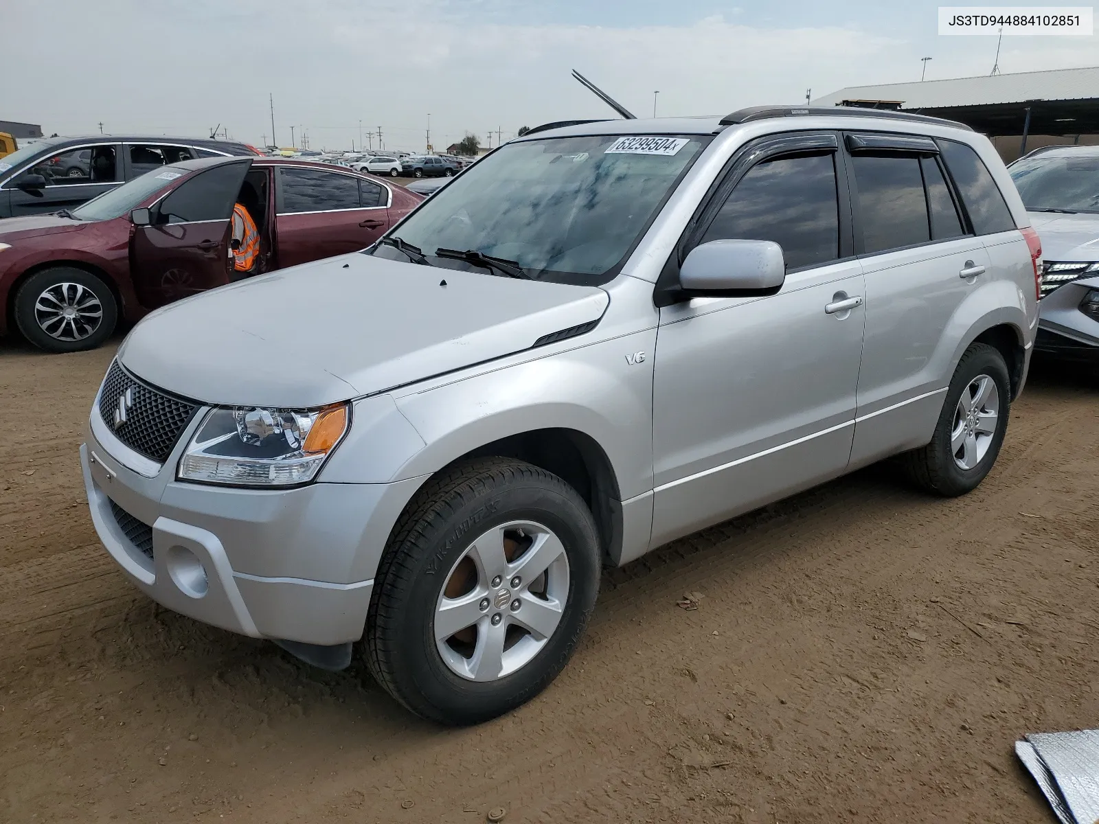 2008 Suzuki Grand Vitara Xsport VIN: JS3TD944884102851 Lot: 63299504