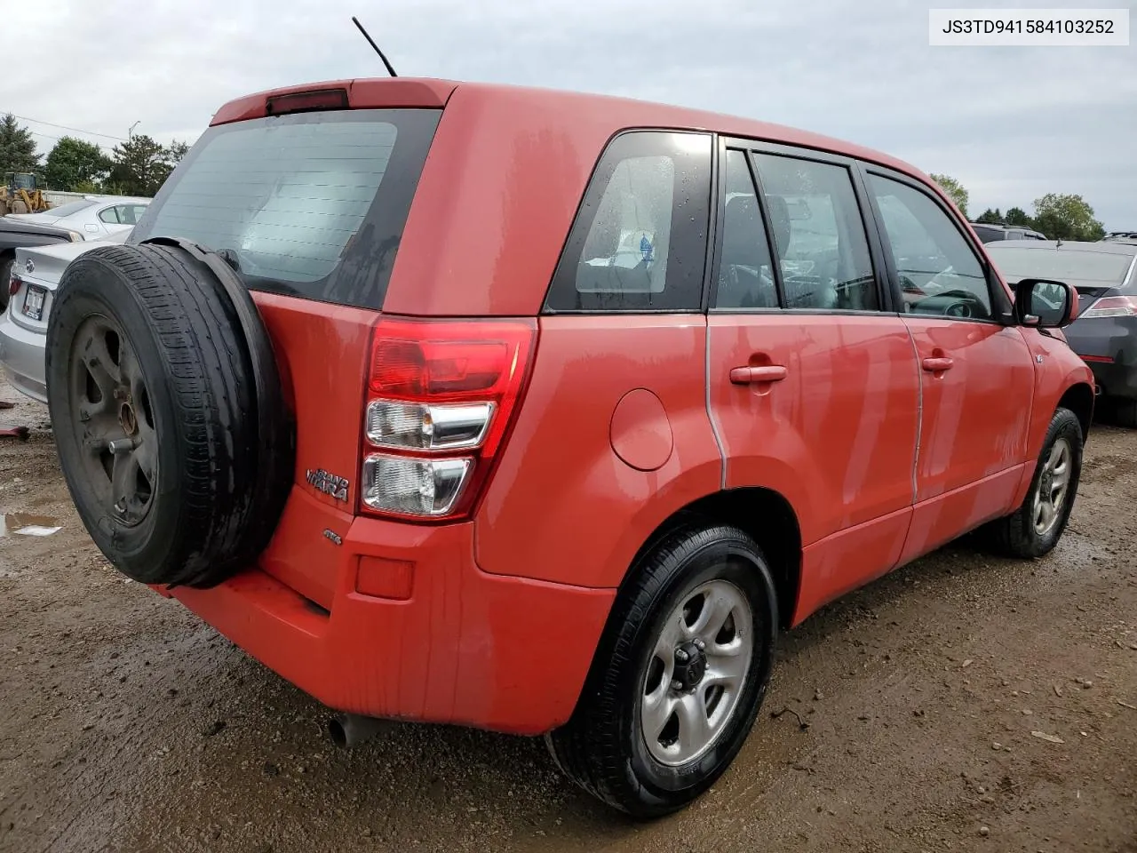 JS3TD941584103252 2008 Suzuki Grand Vitara