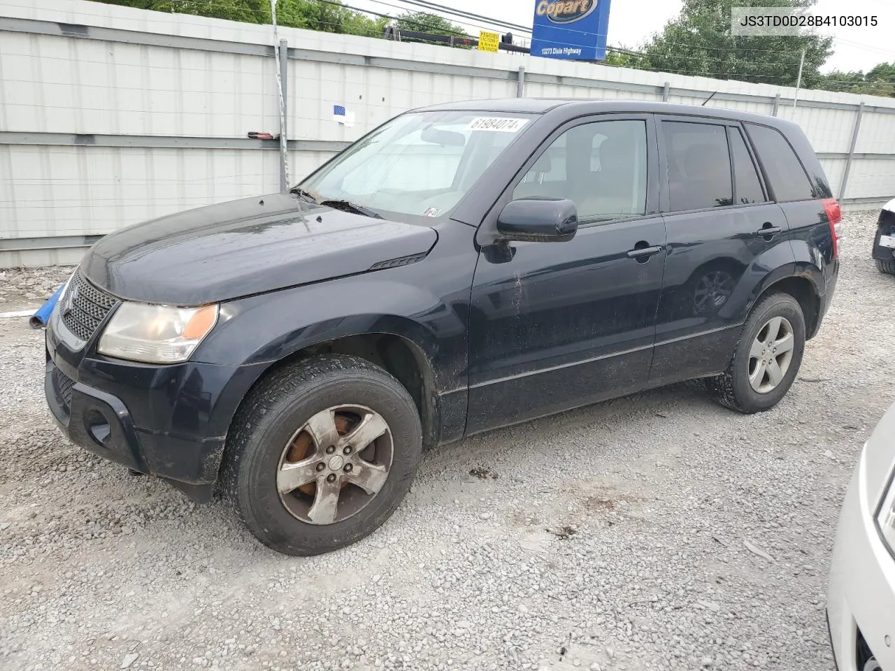 2011 Suzuki Grand Vitara Premium VIN: JS3TD0D28B4103015 Lot: 61984074