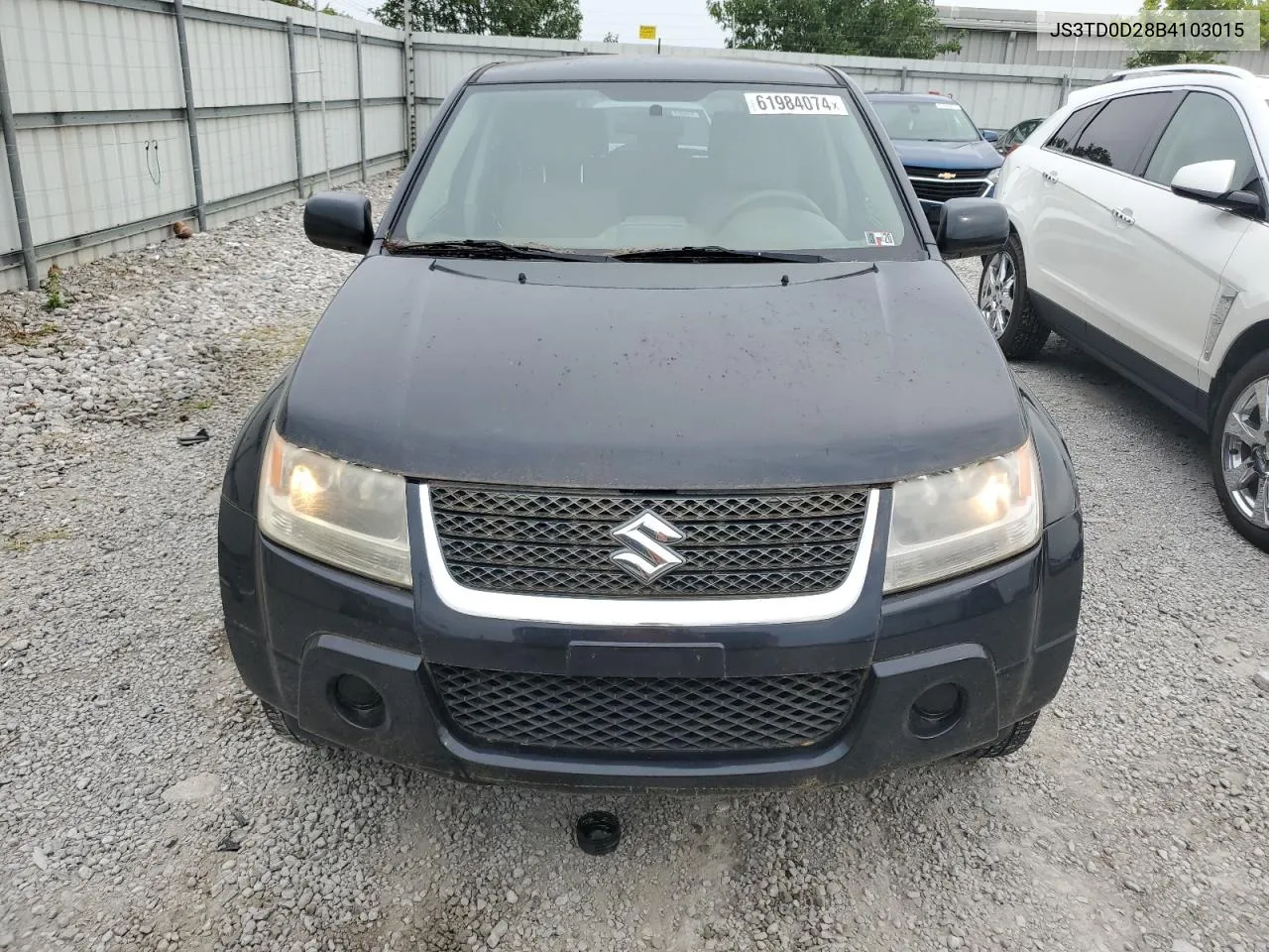 JS3TD0D28B4103015 2011 Suzuki Grand Vitara Premium