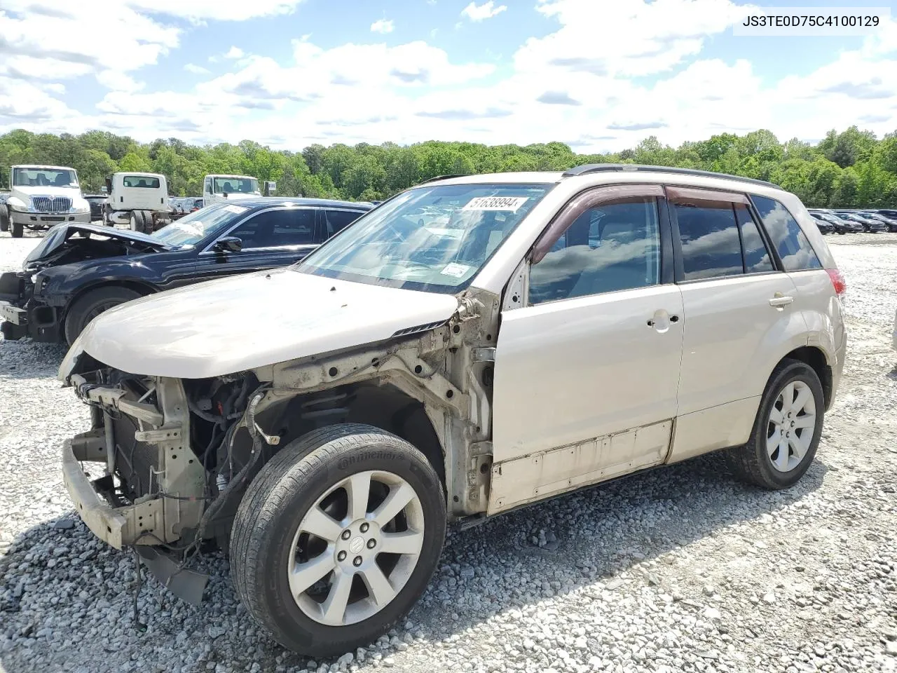 2012 Suzuki Grand Vitara Jlx VIN: JS3TE0D75C4100129 Lot: 51638994