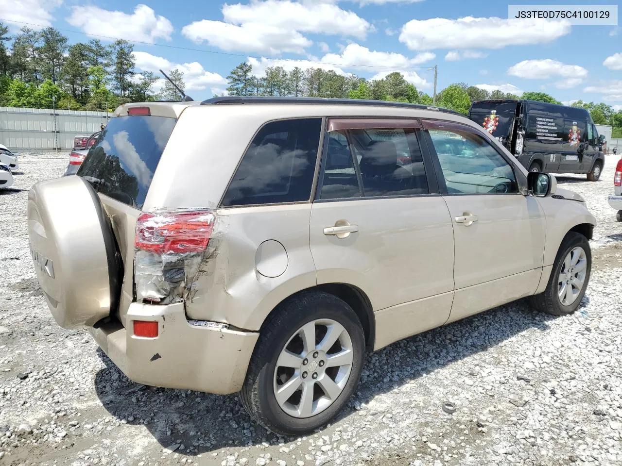 2012 Suzuki Grand Vitara Jlx VIN: JS3TE0D75C4100129 Lot: 51638994