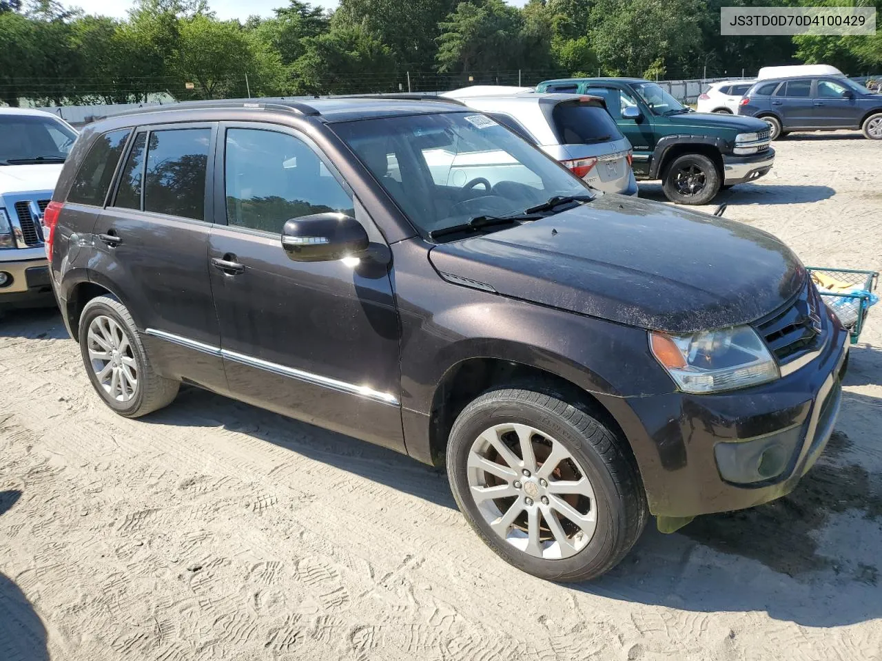 2013 Suzuki Grand Vitara Limited VIN: JS3TD0D70D4100429 Lot: 60852284