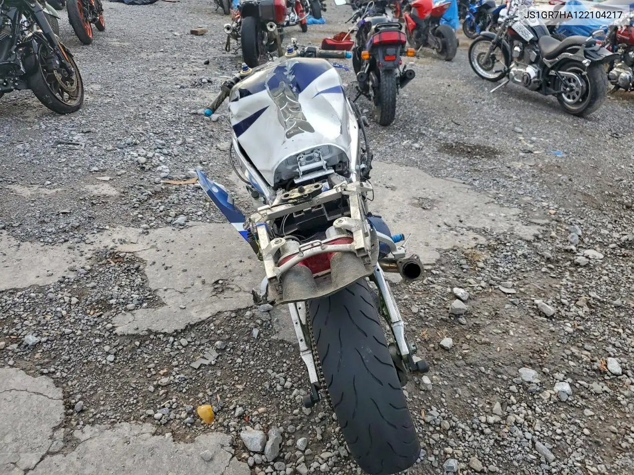 JS1GR7HA122104217 2002 Suzuki Gsx-R750