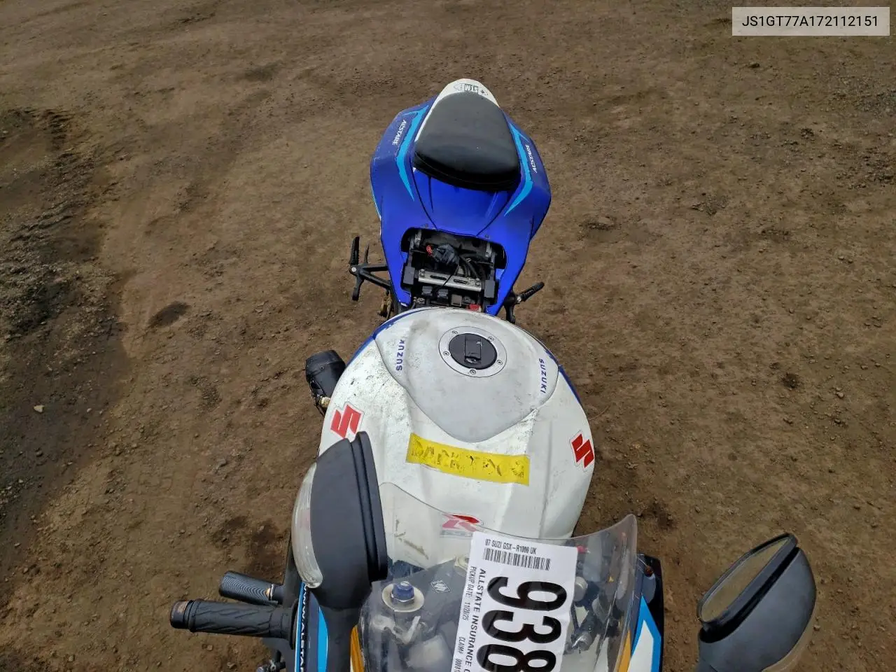 JS1GT77A172112151 2007 Suzuki Gsx-R1000