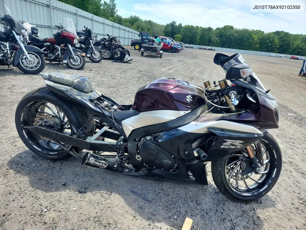 2009 Suzuki Gsx-R1000 VIN: JS1GT78AX92102350 Lot: 53227786